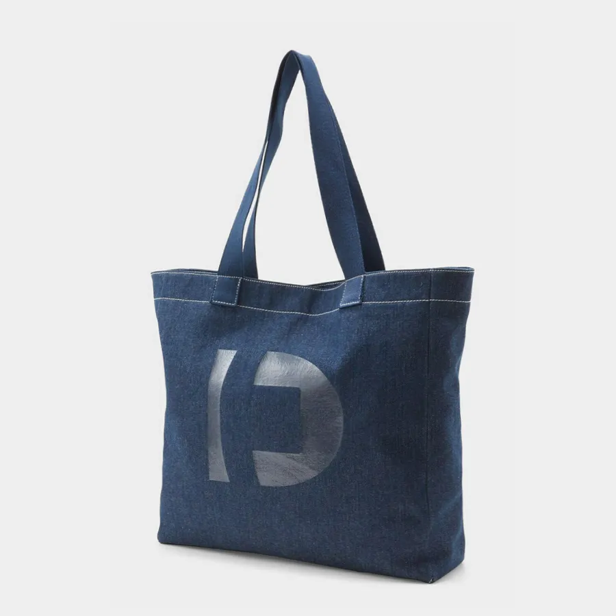 Denim Shopper Tote GR240058 - Image 2