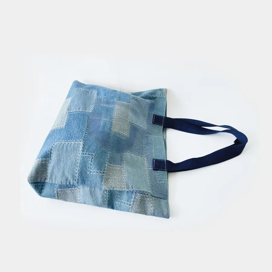 Denim Shopper Tote GR240057 - Image 4