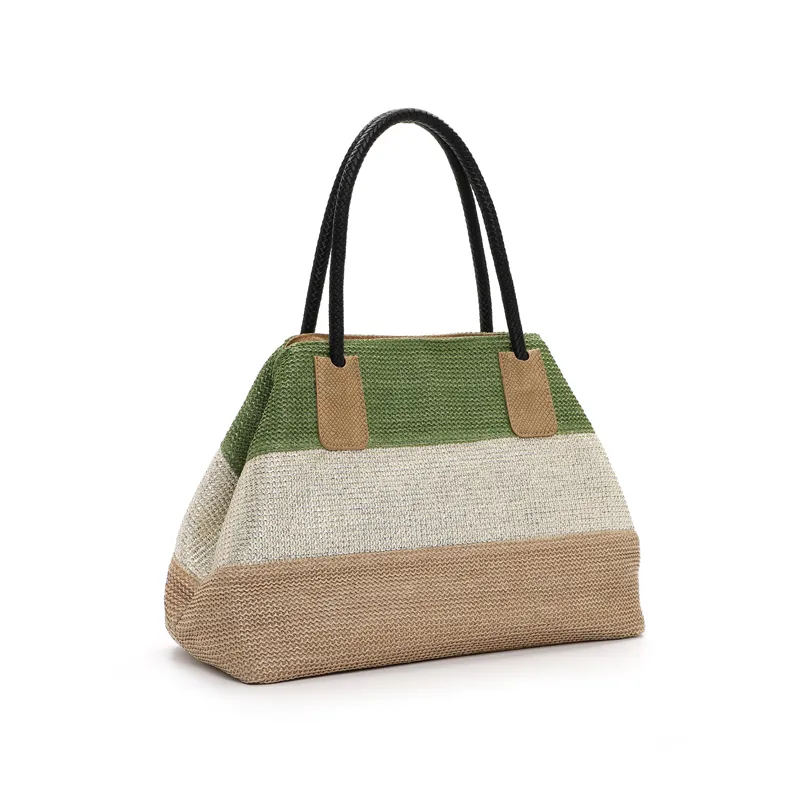 GR240110 Woven craft handbag