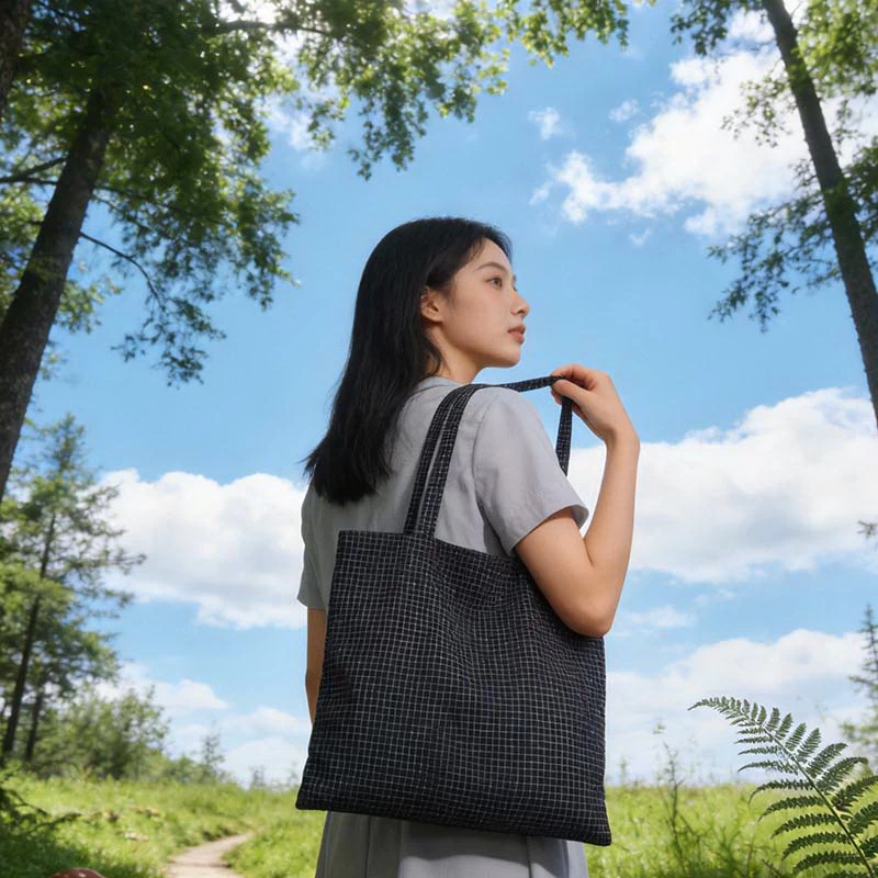 Eco Recycled Nylon Tote Bag