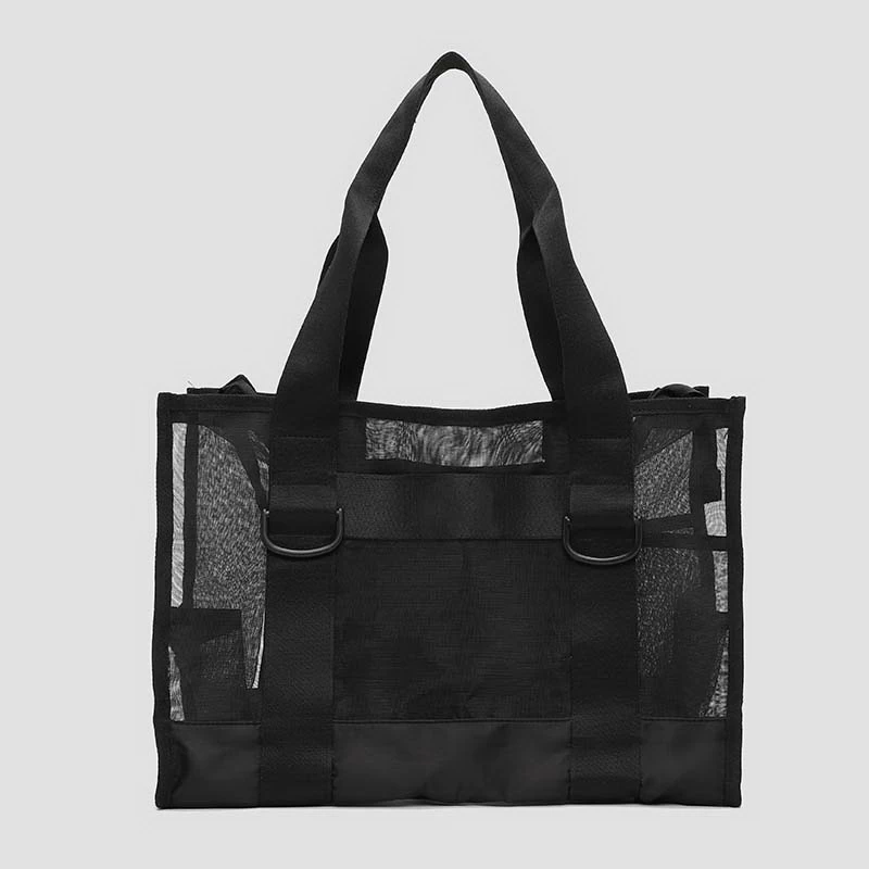 Mesh beach tote bag