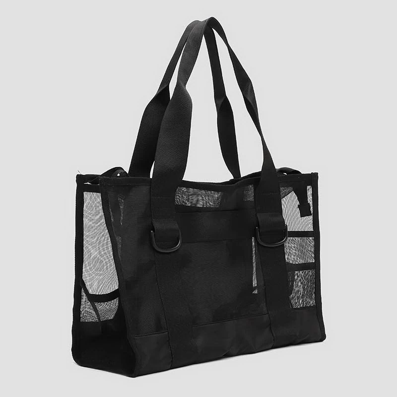 Mesh beach tote bag