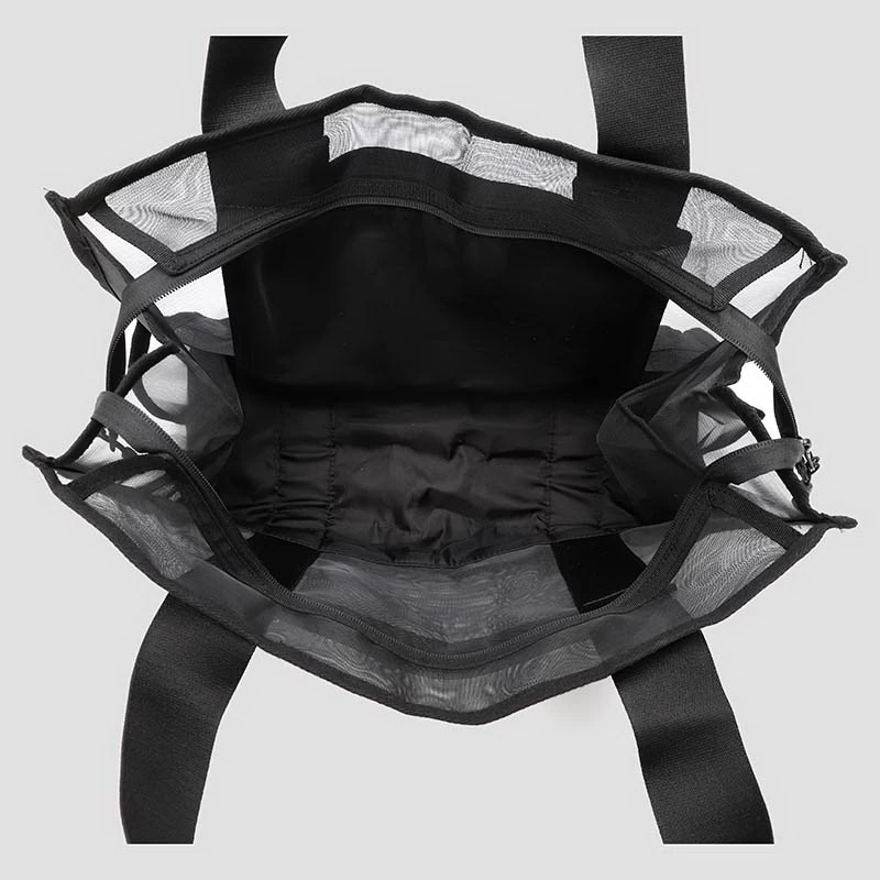 Mesh beach tote bag