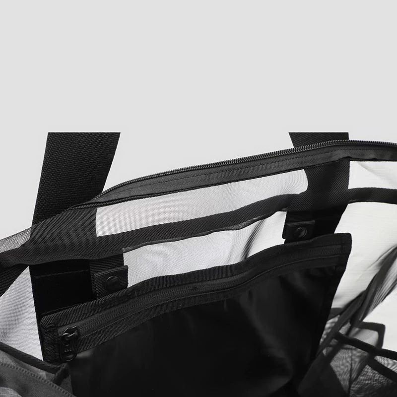 Mesh beach tote bag