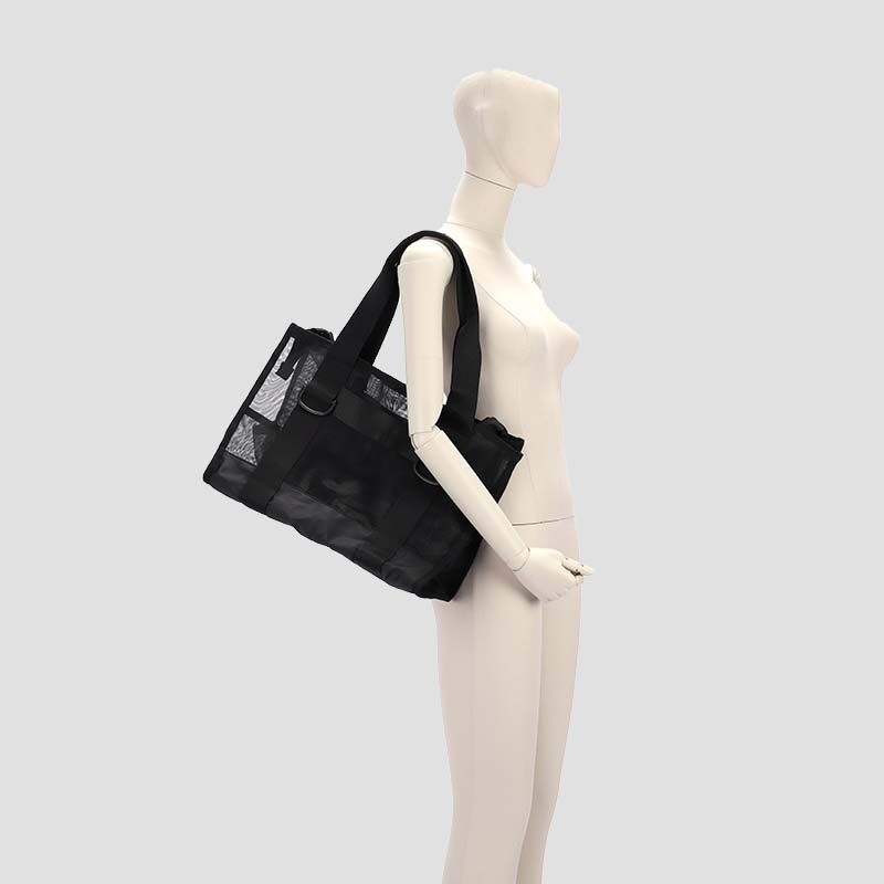Mesh beach tote bag