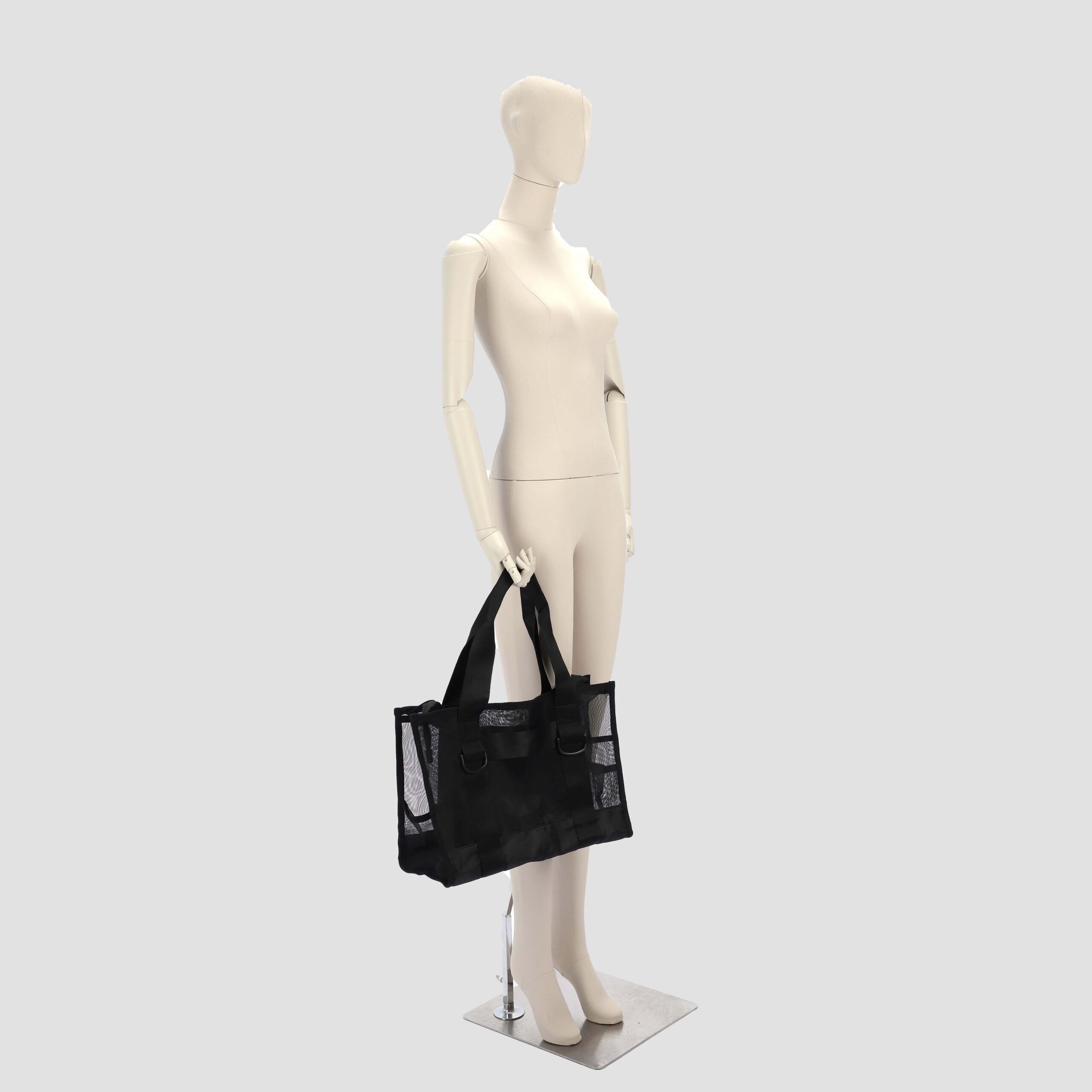 Mesh beach tote bag